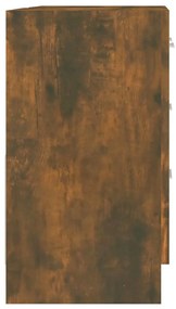 Füstös tölgy színű szerelt fa mosdószekrény 63x30x54 cm