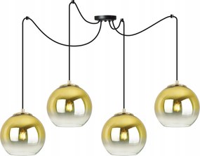 Mennyezeti Lámpa Lógó Csillár Pók Arany Lámpabúra Üveg Gömbök A Nappaliba