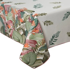 Elegáns abrosz 160X350 természetes levélmintás