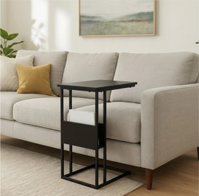 Oldalsó Asztal Polccal És Kiegészítő Tárolóval A Hálószoba Nappalijába