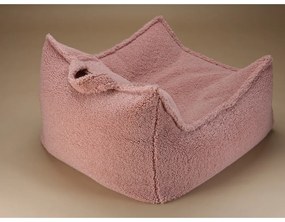 Rózsaszín buklé gyerek babzsákfotel Chair – Wigiwama