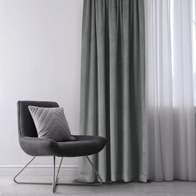 Antracitszürke függöny 200x270 cm Vila – Homede