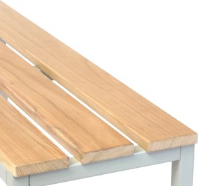 Öltöző pad 100 x 35 x 45 cm, szürke - RAL 7035