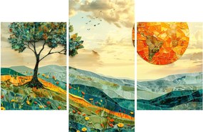 Kép - Tájkép illusztráció (90x60 cm)