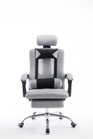 Fellow szövet irodai forgószék, dönthető háttámlával, lábtartóval, állítható fejtámlával