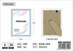 Fa képkeret 20x25cm üveggel