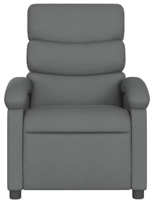 sötétszürke szövet dönthető elektromos masszázsfotel