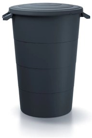 Kerti műanyag tartály füllel, 160 l, antracit