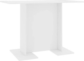 vidaXL fehér szerelt fa étkezőasztal 110 x 60 x 75 cm