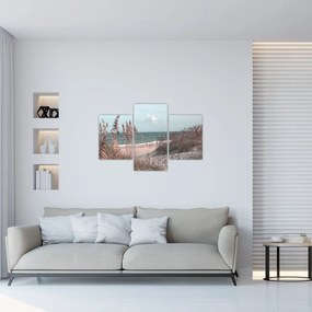 Kép - Rózsaszín strand (90x60 cm)
