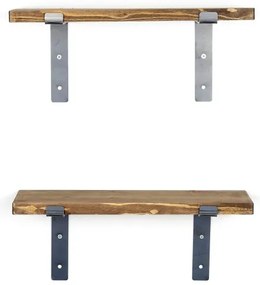 KÉSZLET 2x Fali polc fenyő