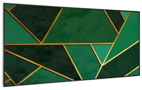 Klarstein Wonderwall Air Art Smart, infravörös hősugárzó, 120 x 60 cm, 700 W, zöld csík