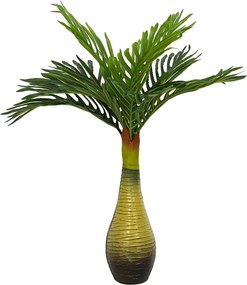 vidaXL zöld mesterséges pálmanövény 9 levéllel 70 cm