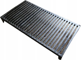 Öntöttvas Grillrács Kandalló Kályhához Lábakon 535X285