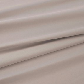 Goldea kör alakú pamut terítő - szürkésbarna Ø 120 cm