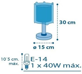 Dalber D-41341 - Gyereklámpa PLANETS 1xE14/40W/230V
