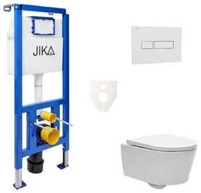 Fali WC szett Jika előtétfalas szereléshez + SAT Brevis WC SIKOJSW1