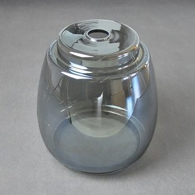 BRILAGI - LED csillár kábellel RETRO GLASS 2xE27/60W/230V matt króm/füstszürke