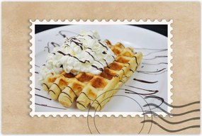 Poszterek 120x80 Gofri tejszínhabbal