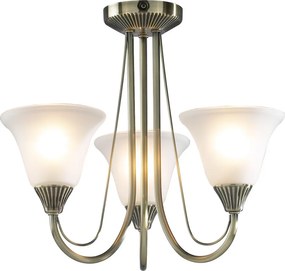 DAR LIGHTING BOS03 BOSTON Modern Csillár Antik Sárgaréz E14 IP20