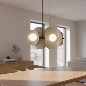 Emibig modern függeszték elementi fehér barna emi1493/4