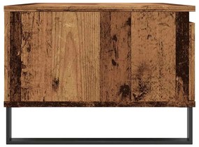 antik fa színű szerelt fa dohányzóasztal 90 x 50 x 36,5 cm
