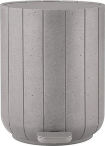 Világosszürke poligyanta pedálos szemetes 3 l Kua – Blomus