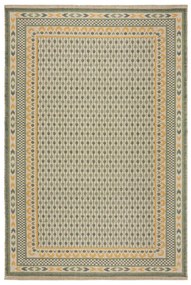 Zöld jutakeverék szőnyeg 200x290 cm Mara Jute Border – Flair Rugs