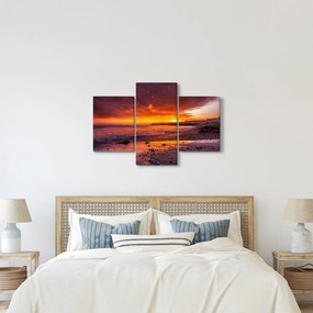 Naplemente a tengernél képe (90x60 cm)