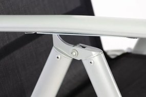 GARTHEN Kerti állítható szék 2 db fekete