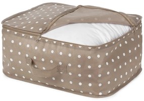 Dots kisméretű bézs ruhatároló doboz - Compactor