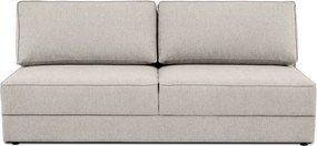 Bézs kinyitható-tárolóhelyes kanapé 202 cm Dora – Scandic