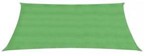 világoszöld HDPE napvitorla 160 g/m² 3,5 x 4,5 m