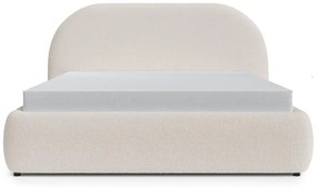 Franciaágy 180 cm Olivo P (ágyráccsal) (tárolóhellyel) (bézs + fekete) . 1100417