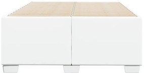 fehér műbőr ágykeret 120x200 cm