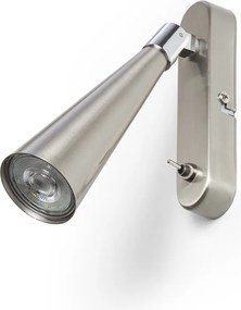 RENDL ALEXIS nástěnná matný nikl 230V LED GU10 5W