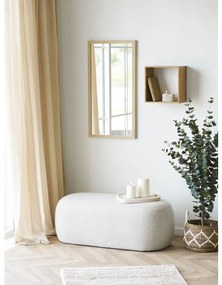 Scottsdale fali tükör fa kerettel, natúr, 45x75 cm