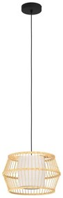 Eglo 390233 - Csillár zsinóron MONTERROSO 1xE27/40W/230V bambusz