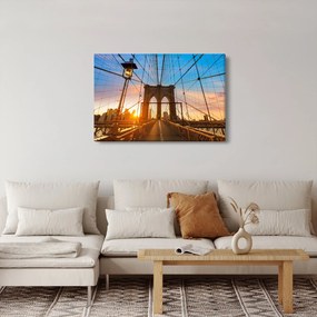 Kép - Brooklyn, híd, Manhattan, New York (90x60 cm)