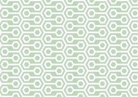 Fotótapéta Geometriai hatszögek Absztrakt Minimalizmus 400x280 +ragasztó