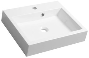 Sapho - Ráépíthető mosdó ORINOKO 50x42 cm márvány/fehér