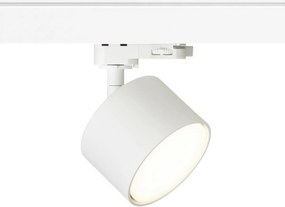 Rendl Pixel fehér háromfázisú sínre szerelhető lámpa, GX53, 7W, 230V, alumínium