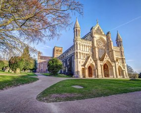 Poszter 50x40cm St Albance székesegyház, Assaf Frank