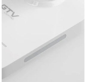 Lámpa Asztali GALE 8W, 550lm, AC220-240V, 5-CCT, 10 fokozatú fényerő, PF>0,5,RA>80, fehér