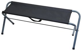 Összecsukható kempingpad fekete/szürke