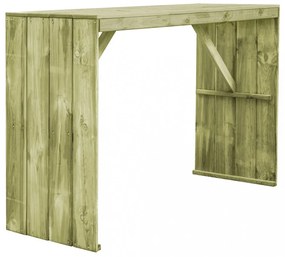 impregnált fenyőfa bárasztal 170 x 60 x 110 cm
