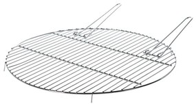 Fém grillrács fogóval, 61,5 cm átmérőjű