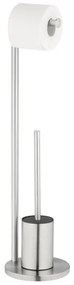 WENKO 25676100 - FERLA WC-szett 18x69,5 cm rozsdamentes acél/szatén