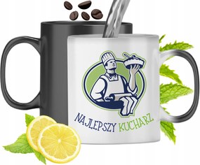 Színváltós Mágikus Bögre Szakácsoknak, fényképes nyomattal