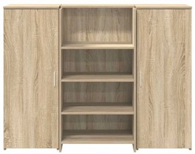 recepciós pult sonoma tölgy 135x50x103,5 cm szerelt fa
